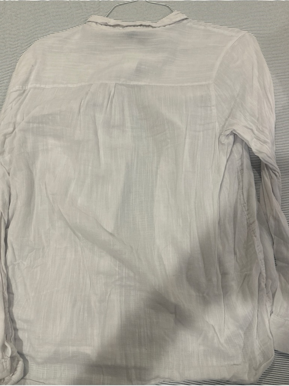 GAP Light Gray Button-Down Women's Shirt